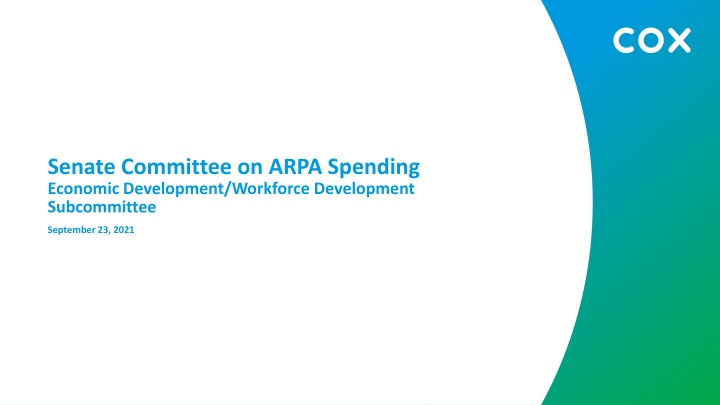 senate committee on arpa spending economic n.w