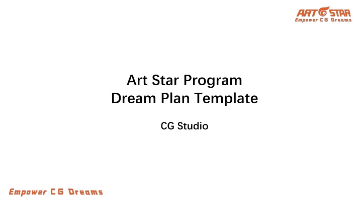 art star program dream plan template n.w