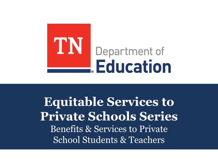 equitable services to private schools series n.w