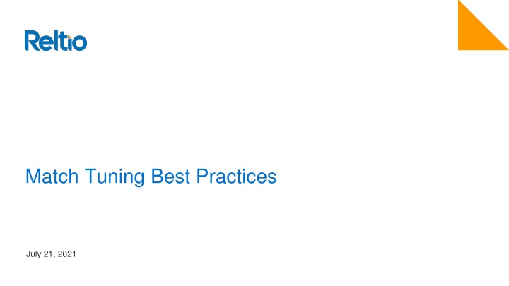 match tuning best practices n.w