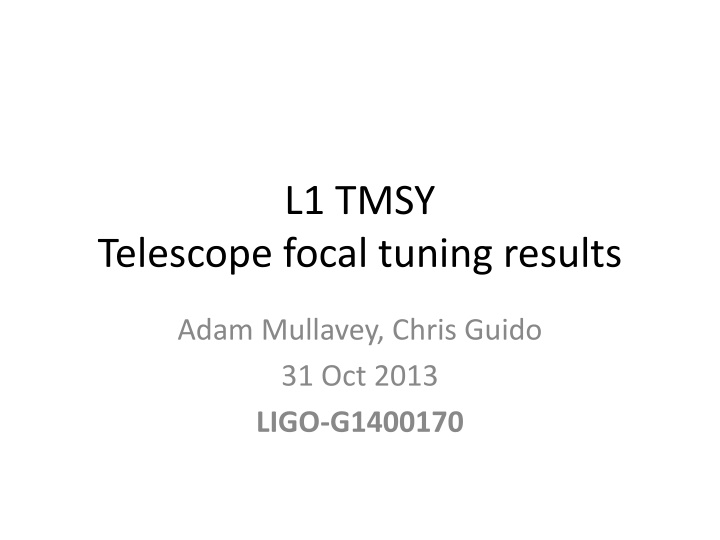 l1 tmsy n.w