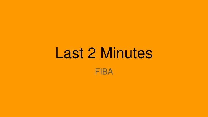 last 2 minutes n.w