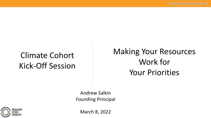 making your resources work for your priorities n.w