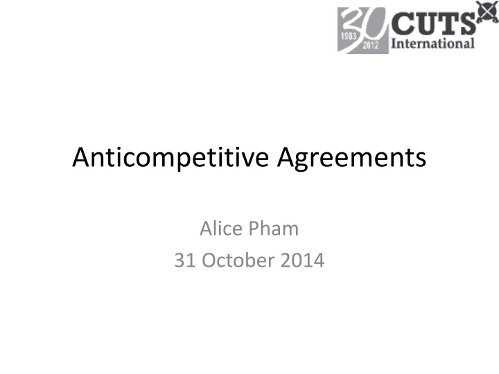 Competition Laws: Prohibitions, Agreements, and Cooperation