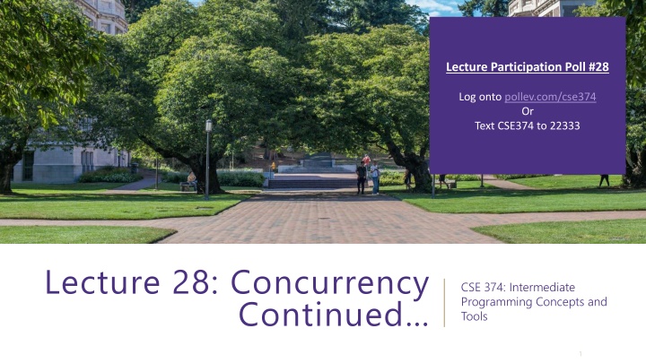 lecture participation poll 28 n.w