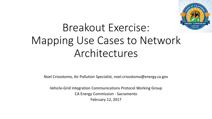 breakout exercise mapping use cases to network n.w