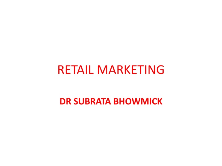 retail marketing n.w