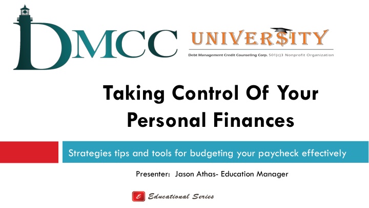 taking control of your personal finances n.w