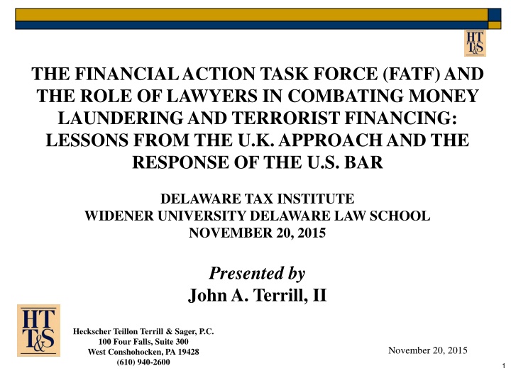 the financial action task force fatf and the role n.w