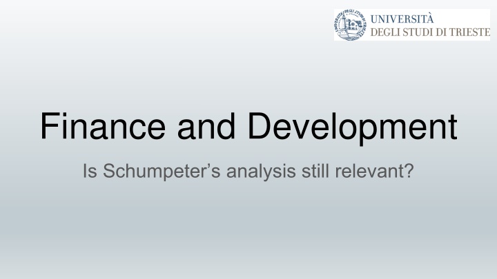 finance and development n.w