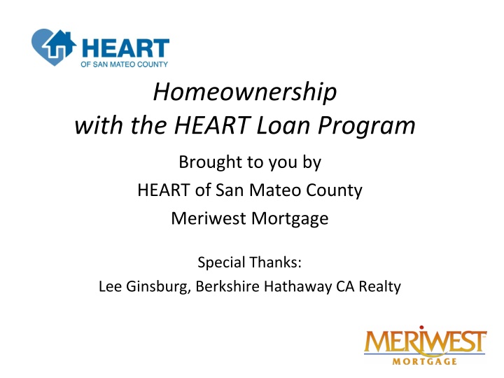 homeownership with the heart loan program n.w