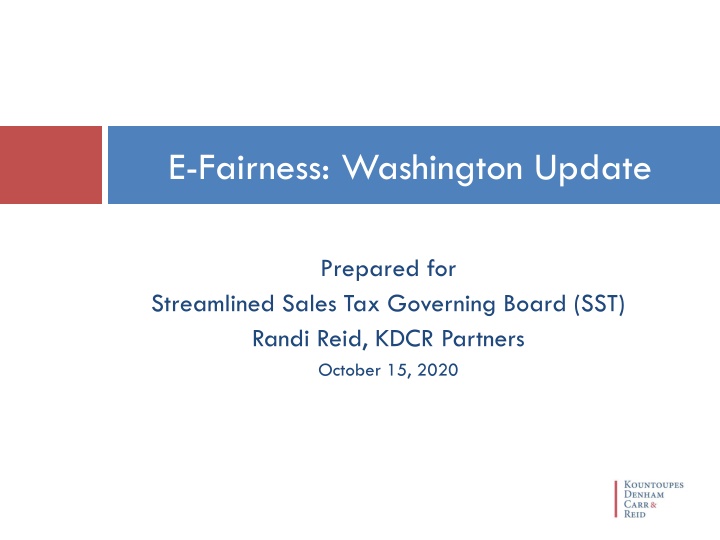 e fairness washington update n.w