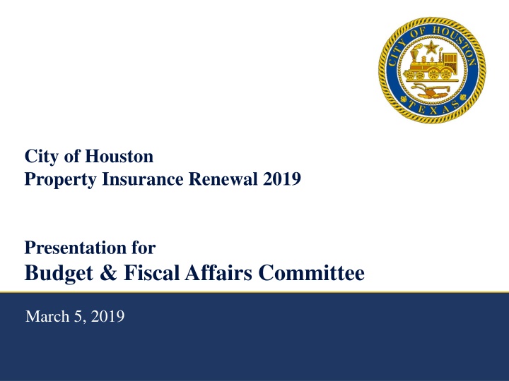 city of houston property insurance renewal 2019 n.w