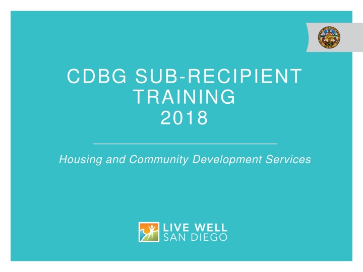 Housing and Community Development Services Training