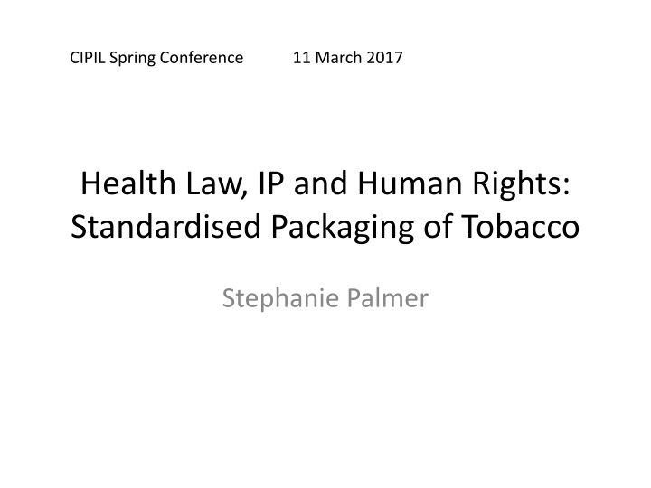 cipil spring conference 11 march 2017 n.w