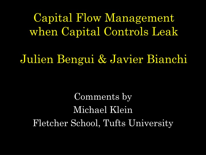 Capital Flow Management Controls Leak: Insights & Policy Shifts