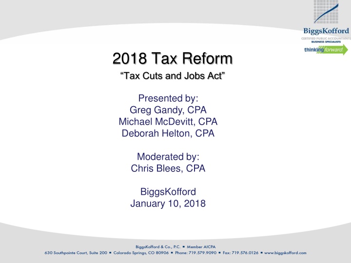 2018 tax reform tax cuts and jobs act n.w
