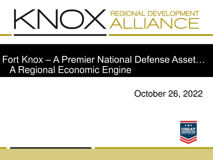 fort knox a premier national defense asset n.w
