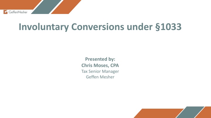 involuntary conversions under 1033 n.w