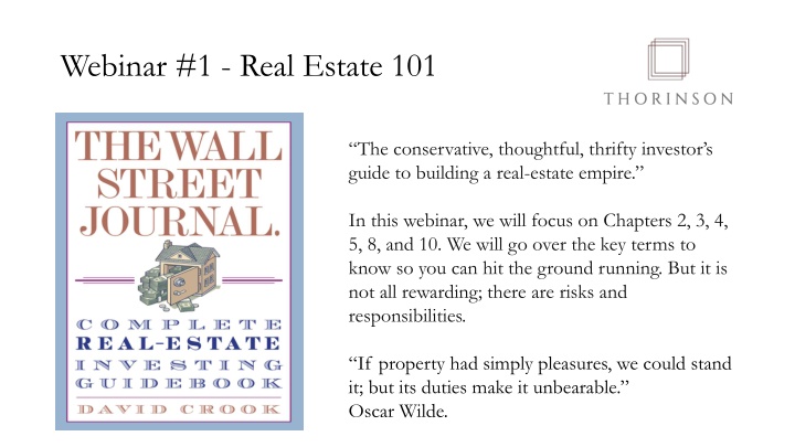 webinar 1 real estate 101 n.w