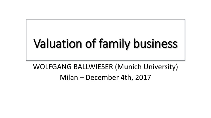 valuation valuation of n.w