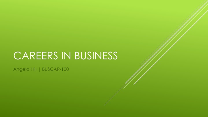careers in business n.w