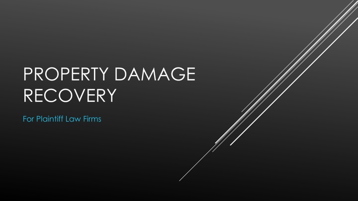property damage recovery n.w