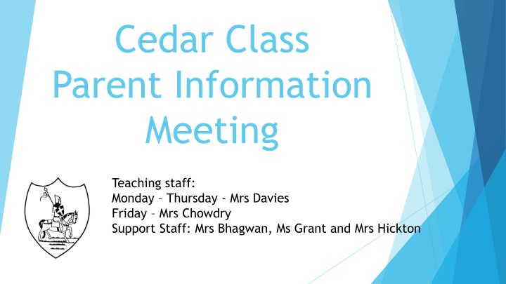 cedar class parent information meeting n.w