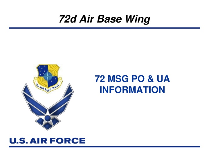 72d air base wing n.w