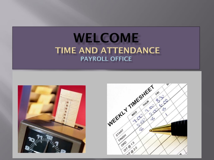 welcome time and attendance payroll office n.w