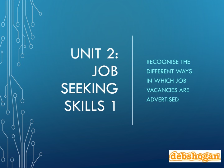 unit 2 job seeking skills 1 n.w