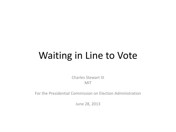 waiting in line to vote n.w
