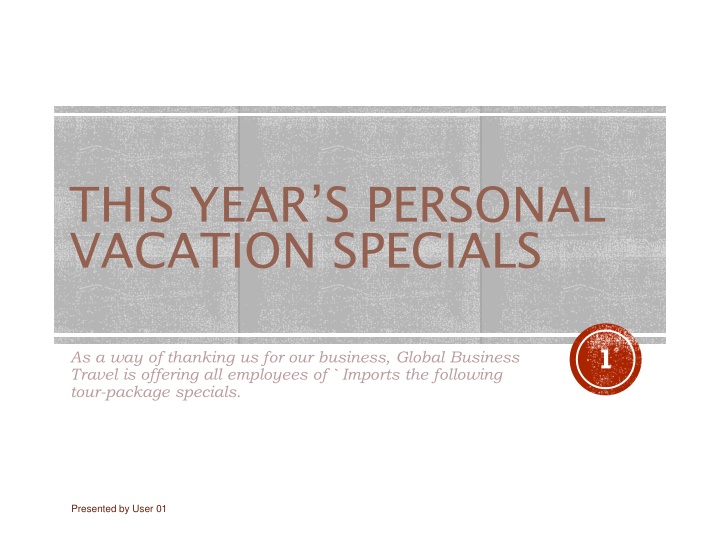 this year s personal vacation specials n.w
