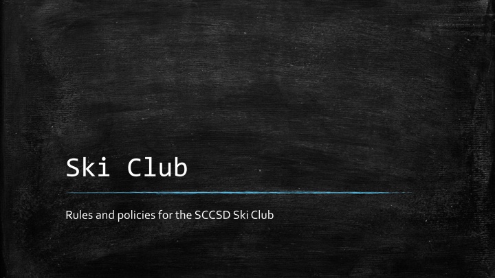 ski club n.w