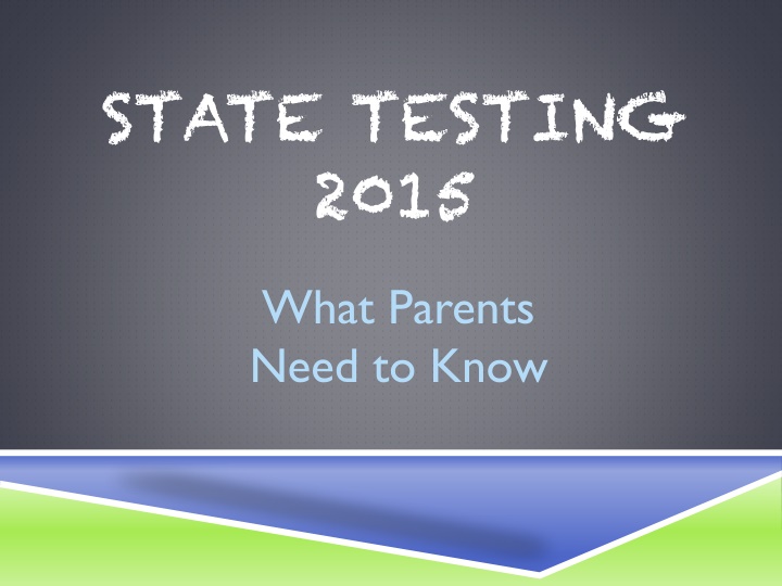 state testing 2015 n.w
