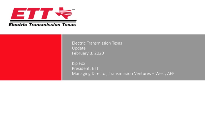 electric transmission texas update february 3 2020 n.w