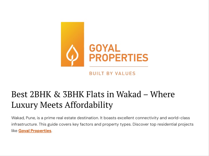 best 2bhk 3bhk flats in wakad 3 where luxury n.w