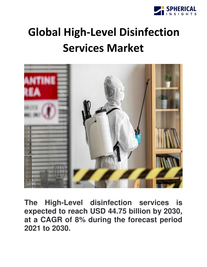 global high level disinfection services market n.w