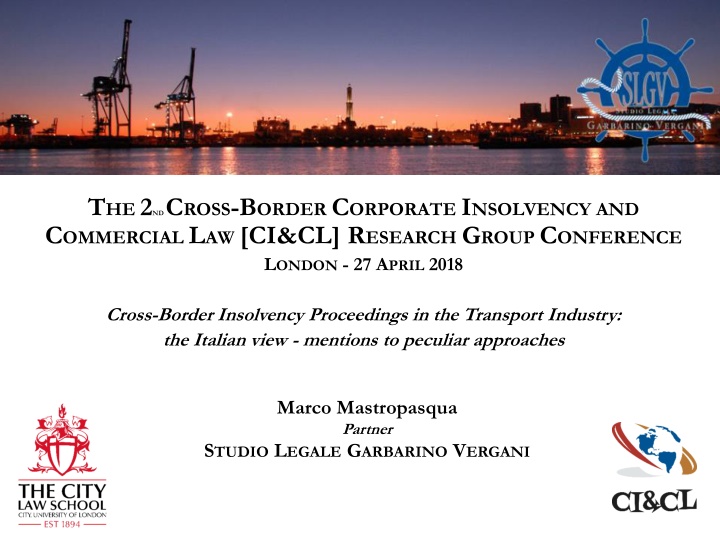 Cross-Border Insolvency Proceedings in Italian Transport Industry View