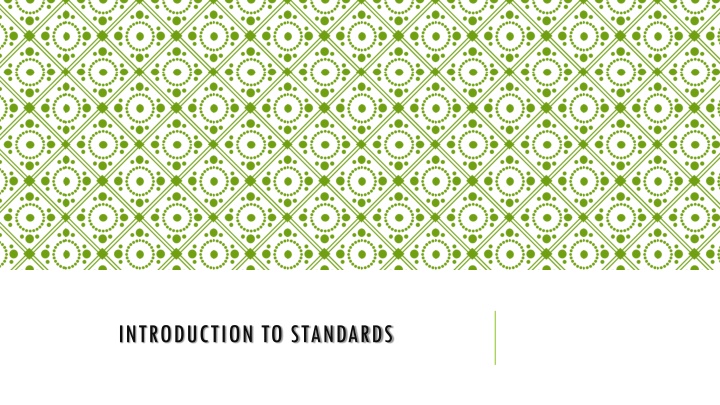 introduction to standards n.w