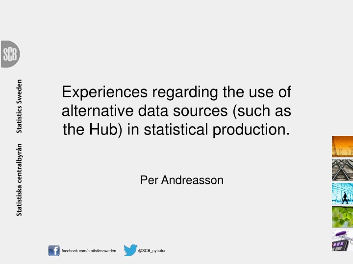 experiences regarding the use of alternative data n.w