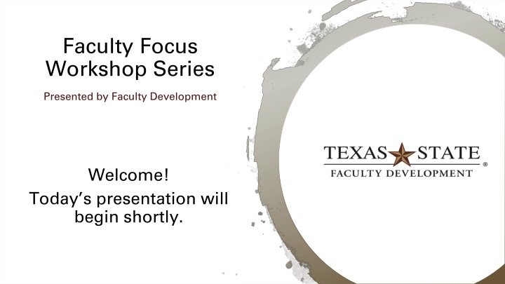 faculty focus workshop series n.w