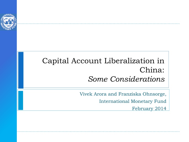 capital account liberalization in n.w