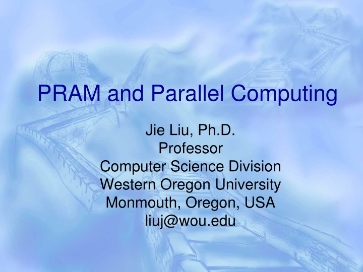 pram and parallel computing n.w