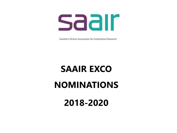 saair exco nominations n.w