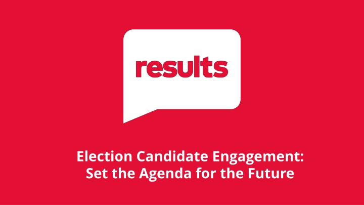 election candidate engagement set the agenda n.w