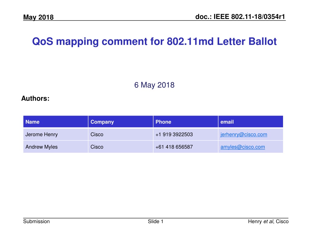 doc ieee 802 11 18 0354r1 n.w