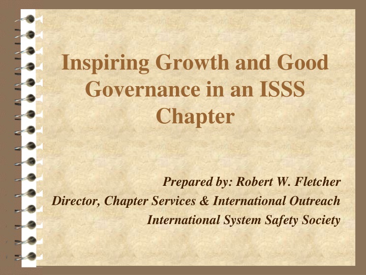 inspiring growth and good governance in an isss n.w