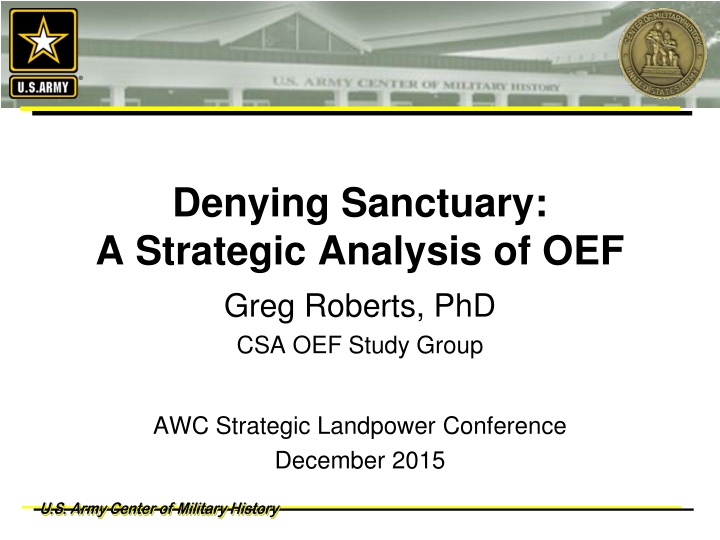 denying sanctuary a strategic analysis n.w