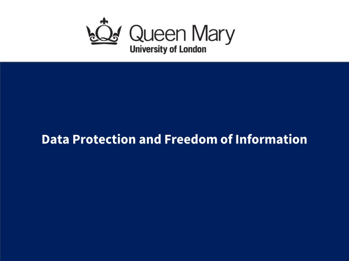 data protection and freedom of information n.w